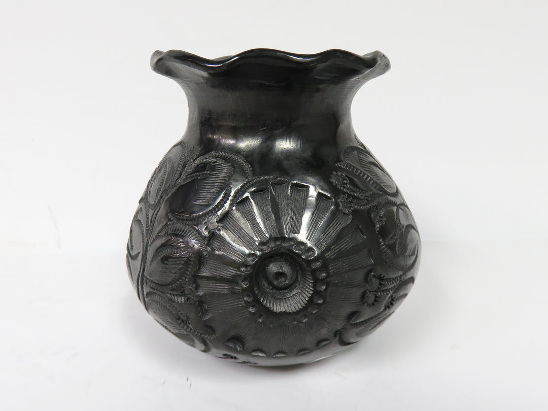 Oaxacan Hand Carved Vase
