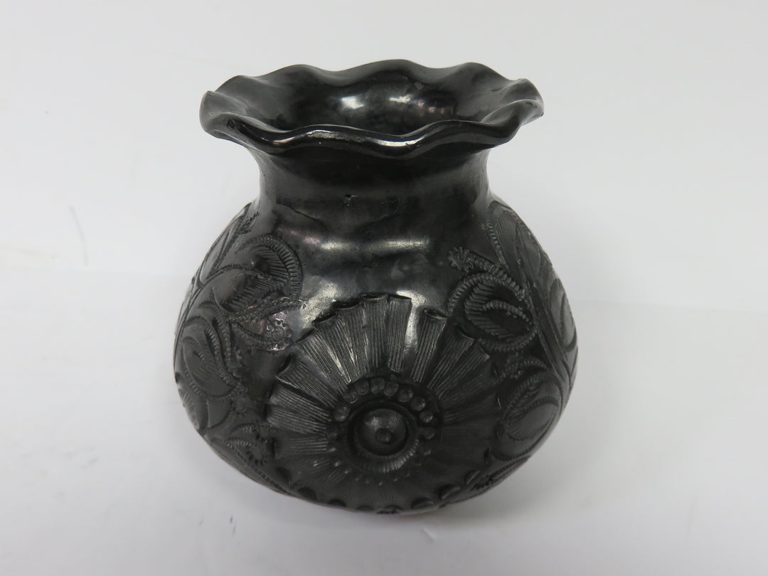 Oaxacan Hand Carved Vase