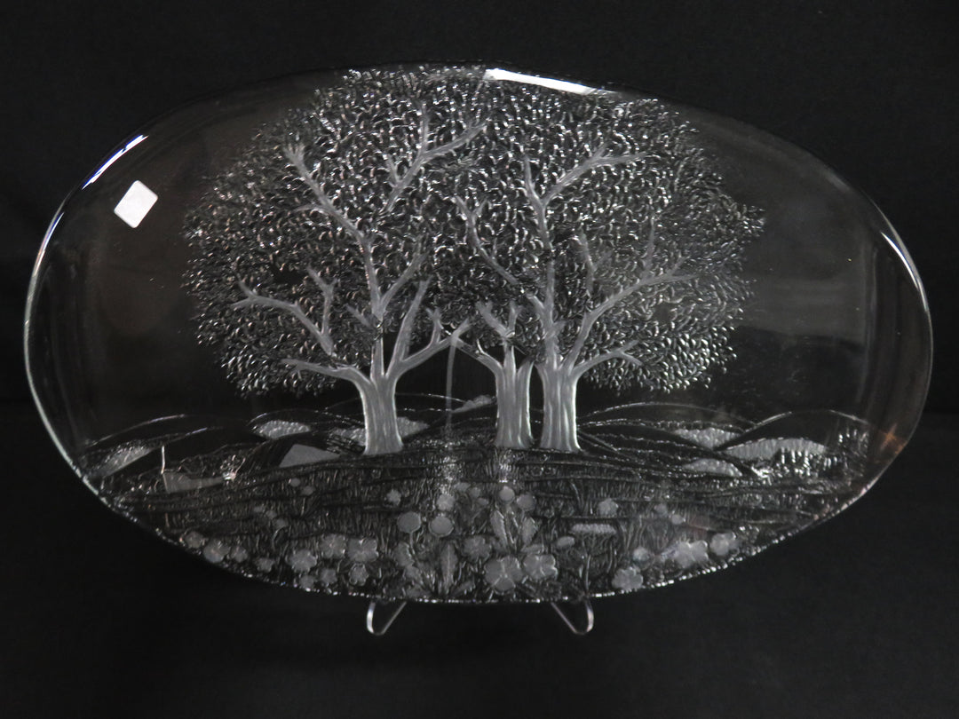 Kosta Boda Glass Platter