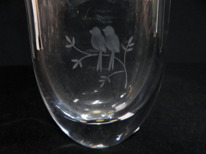 Orrefors Lovebirds Vase