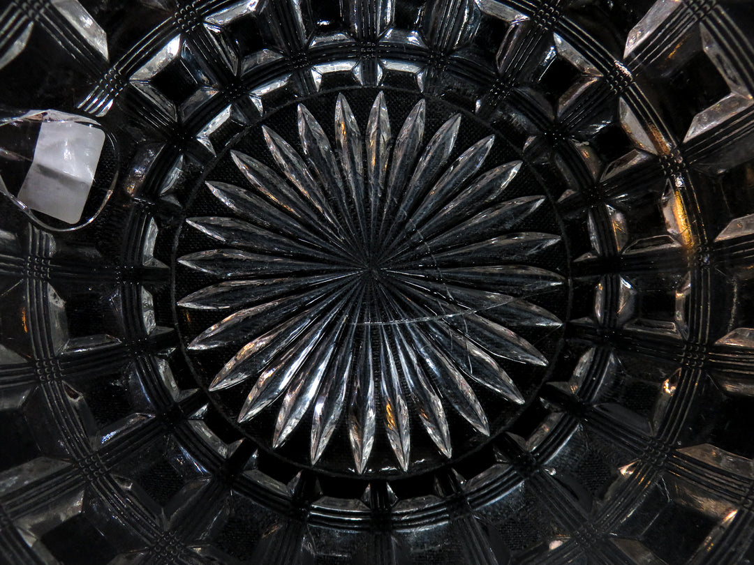 Vintage Glass Nut Dish