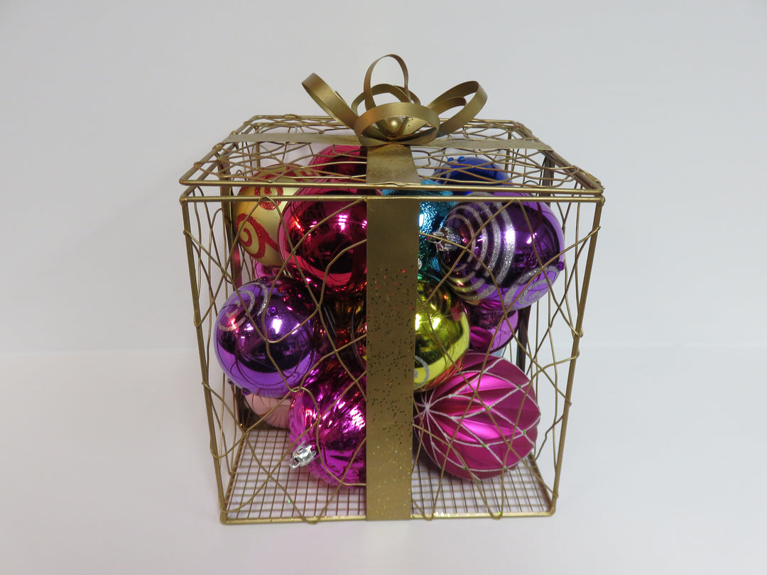 Christmas Box with Ornaments