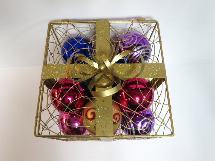 Christmas Box with Ornaments
