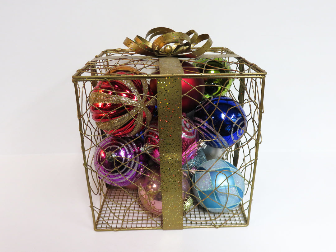 Christmas Box with Ornaments