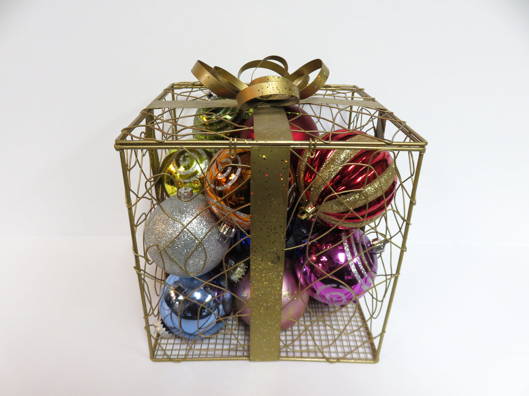 Christmas Box with Ornaments