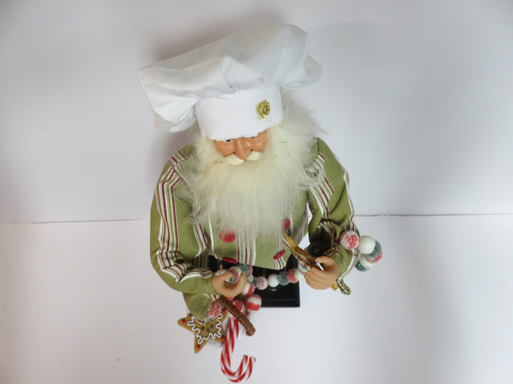 Santa with White Chef's Hat