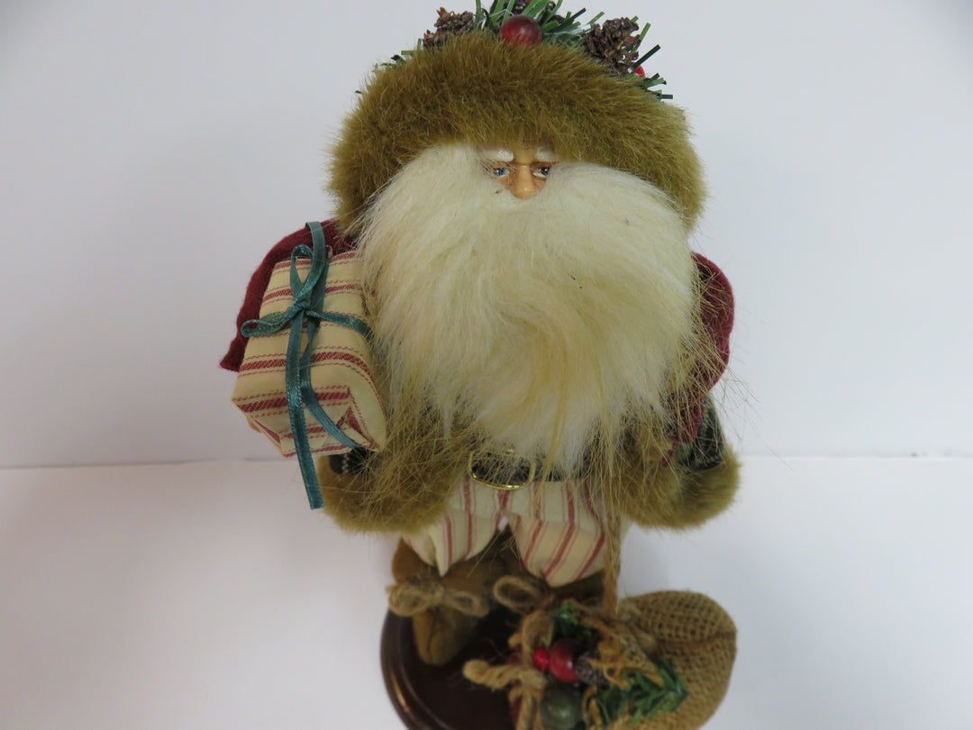 Santa with Fur Trimmed Coat