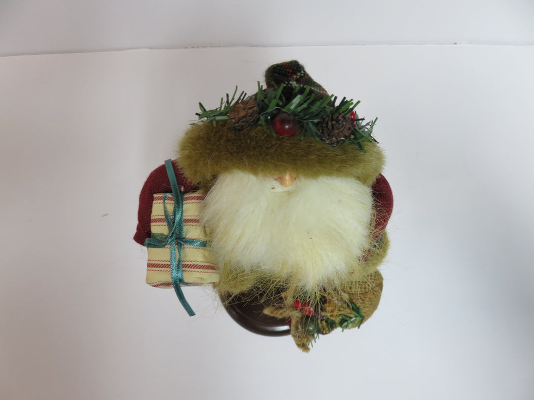 Santa with Fur Trimmed Coat