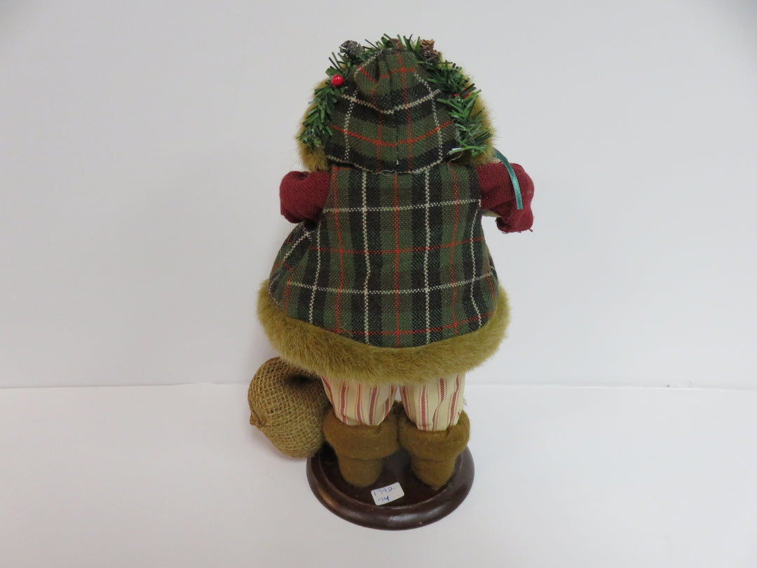Santa with Fur Trimmed Coat