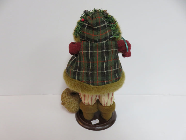 Santa with Fur Trimmed Coat
