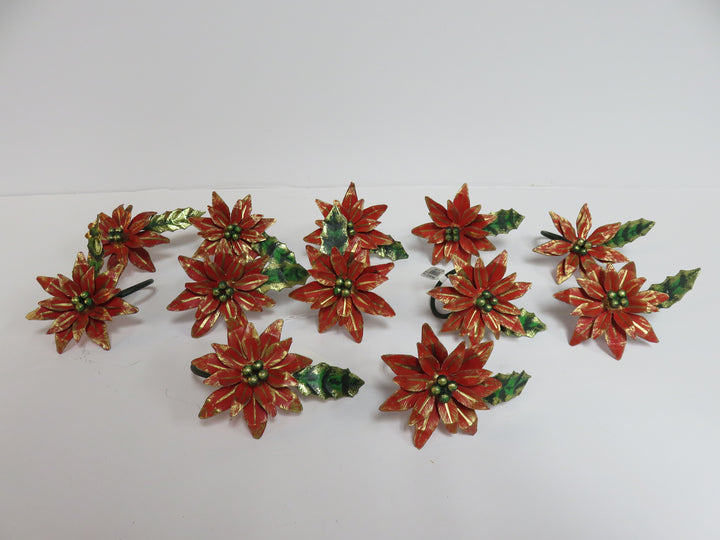 Poinsettia Napkin Rings