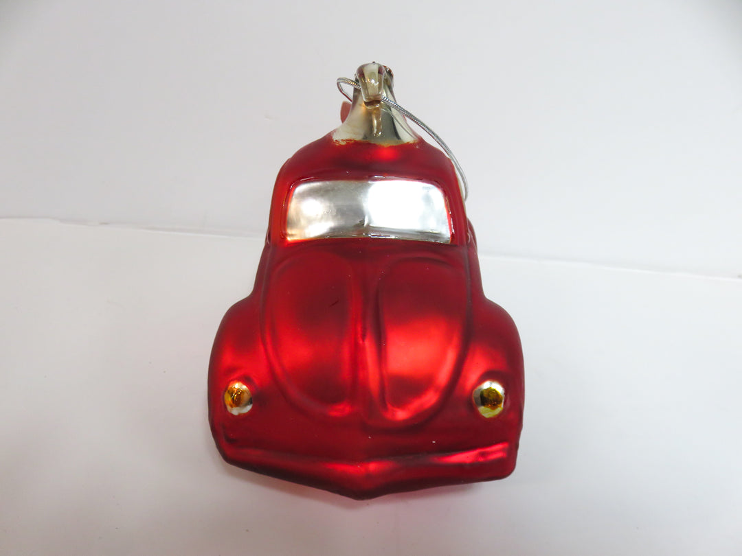 Red Beetle Auto Ornament