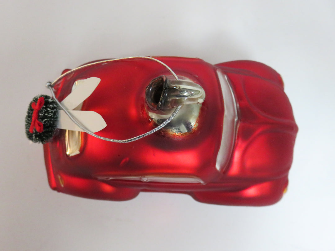 Red Beetle Auto Ornament
