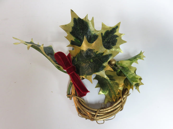 Holly Wreath Napkin Rings