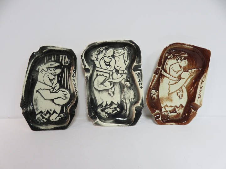 Collectible Flinstone Ashtrays