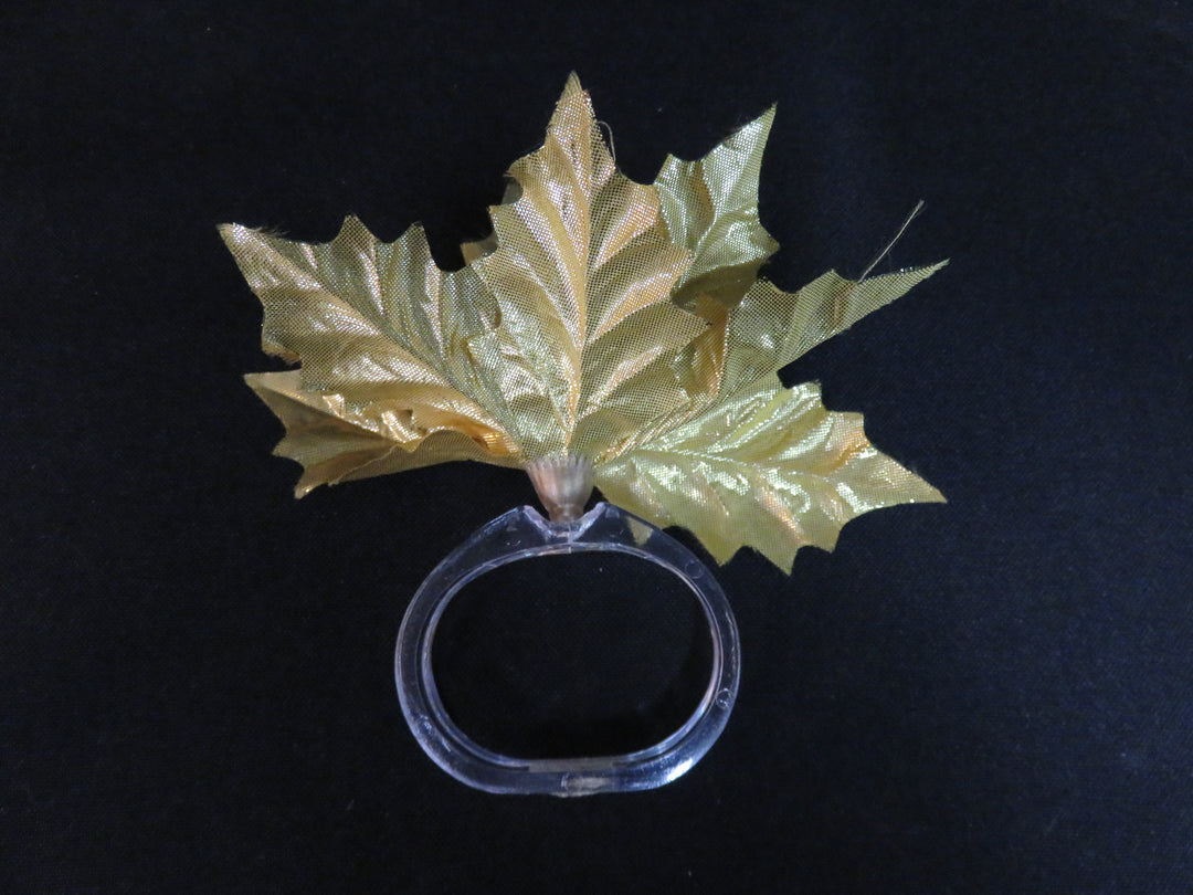 Gold Holly Napkin Rings