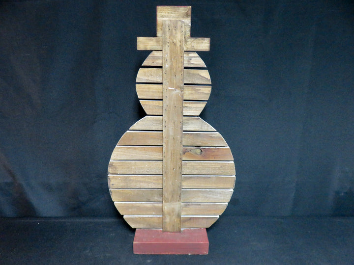 Painted Wood Slat Snowman