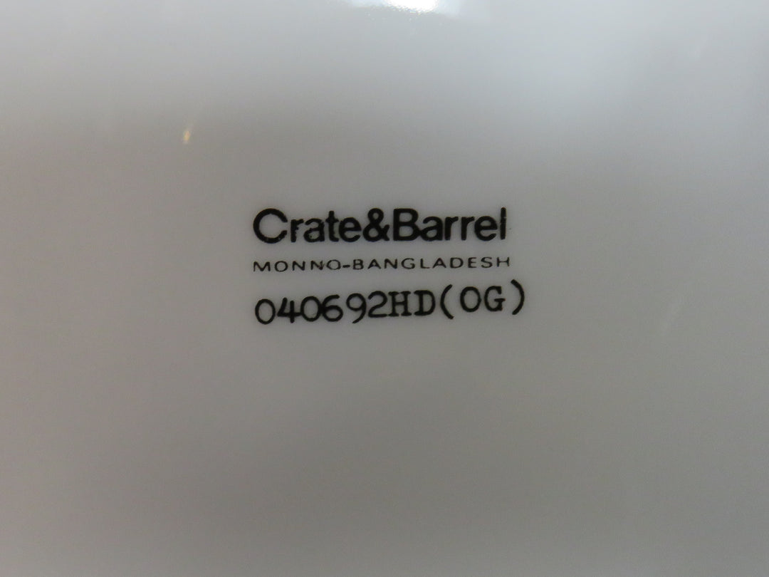 Crate & Barrel Holiday Plates