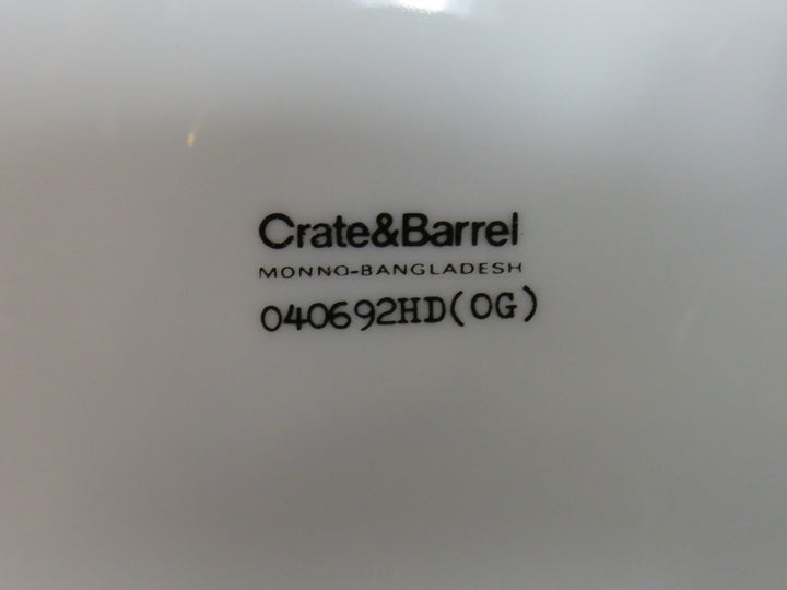Crate & Barrel Holiday Plates