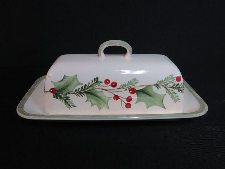 Lenox Holiday Gatherings Butter Dish