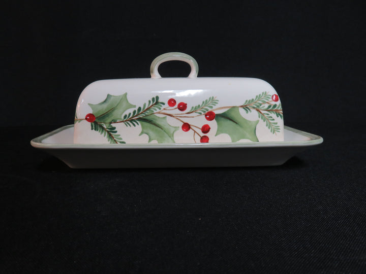 Lenox Holiday Gatherings Butter Dish