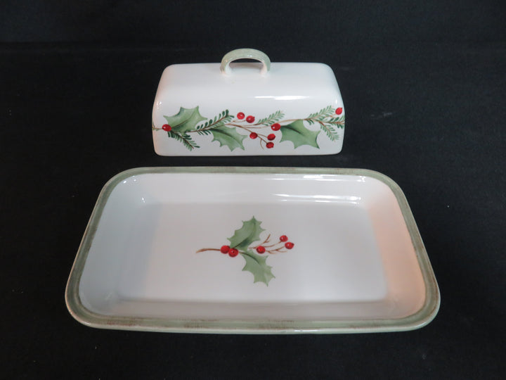 Lenox Holiday Gatherings Butter Dish