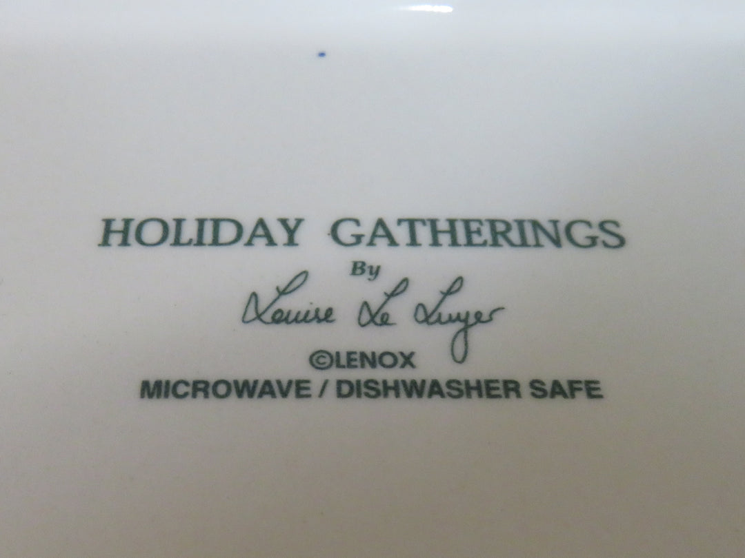 Lenox Holiday Gatherings Butter Dish