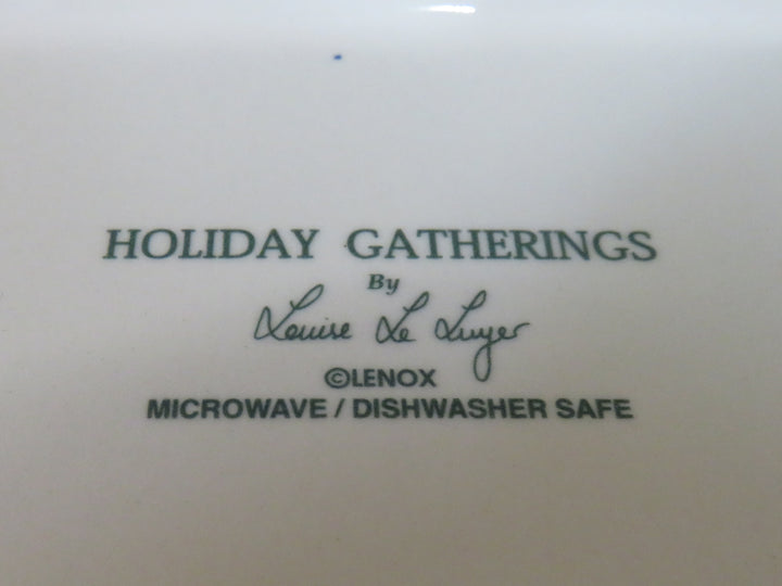 Lenox Holiday Gatherings Butter Dish