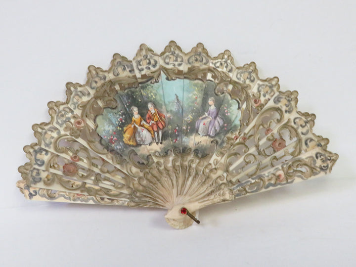 Antique Spanish Filagree Fan - Clearance