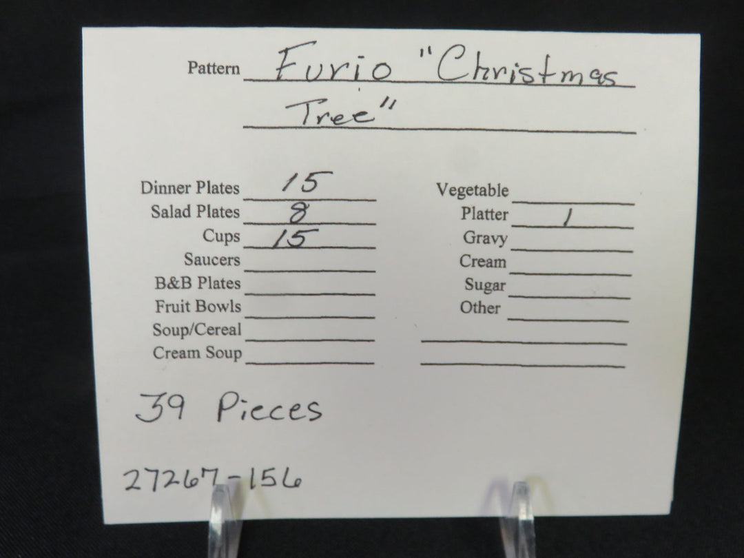 Furio Christmas Tree Dish - Clearance