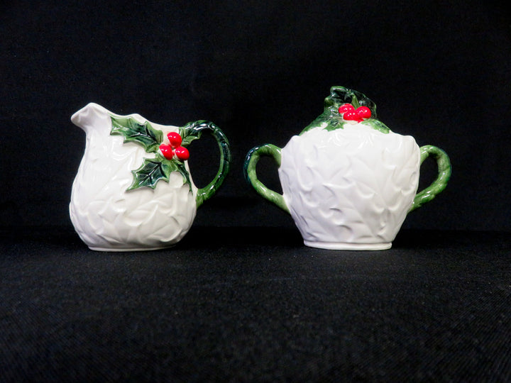 Lefton Christmas Cream and - Sugar