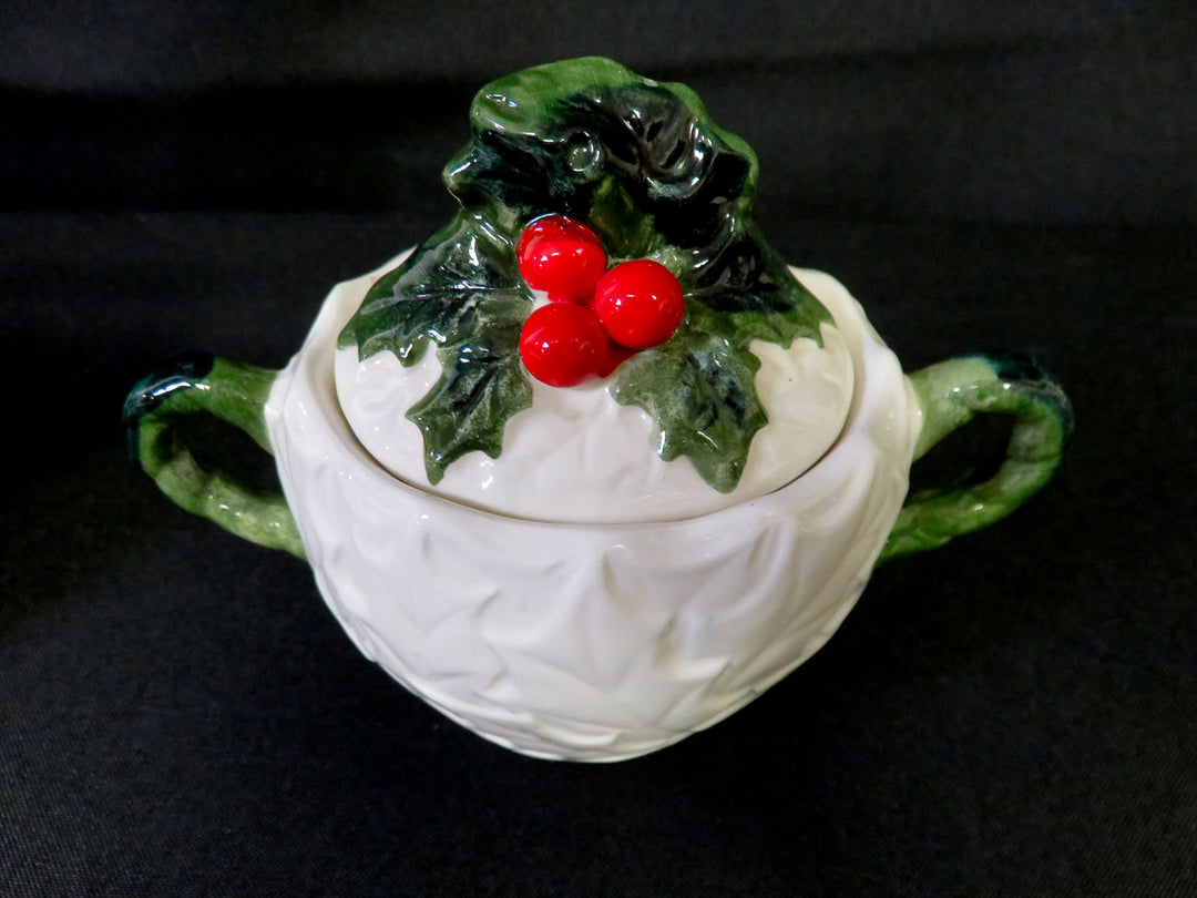 Lefton Christmas Cream and - Sugar