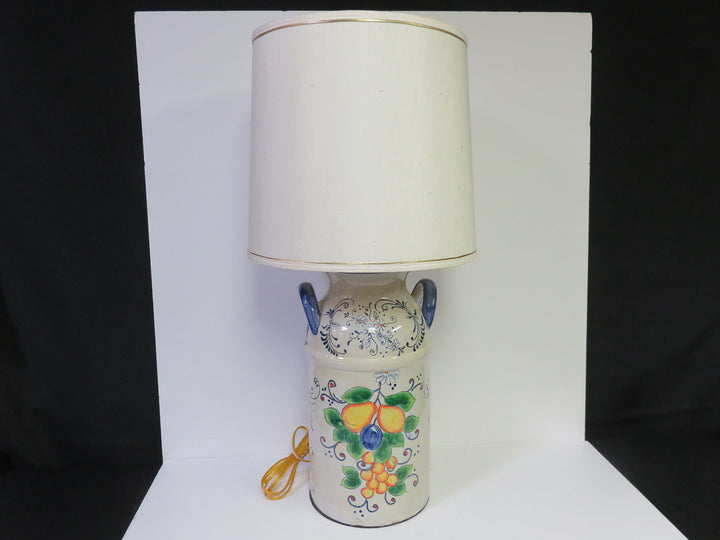 Hand Painted Ceramic Table Lamp - Clearance