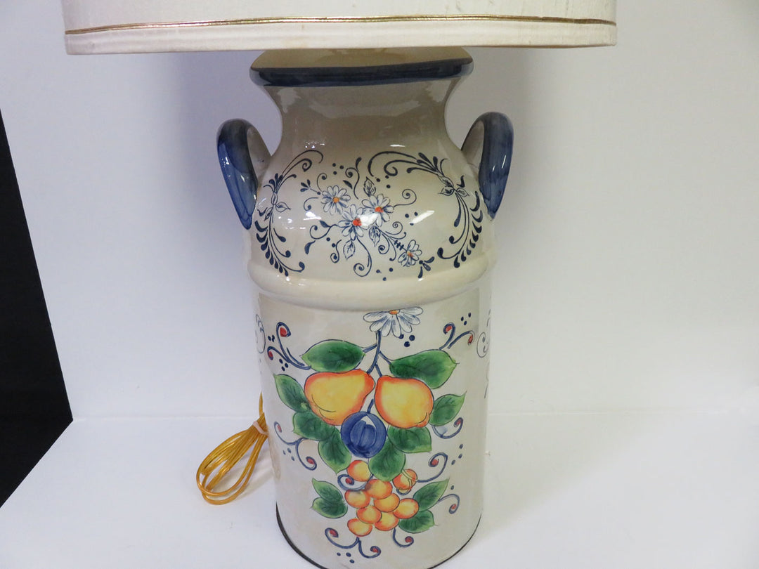 Hand Painted Ceramic Table Lamp - Clearance