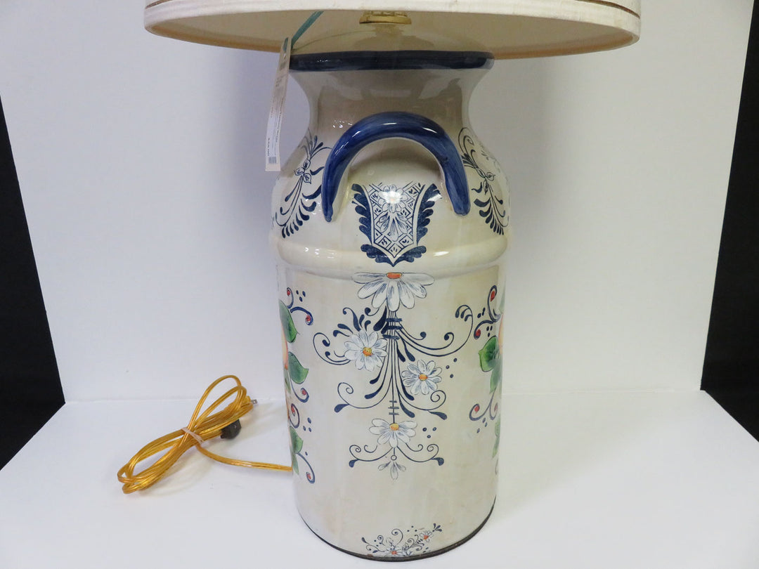 Hand Painted Ceramic Table Lamp - Clearance