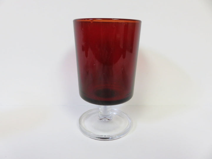 Ruby Stemmed Glasses - Clearance