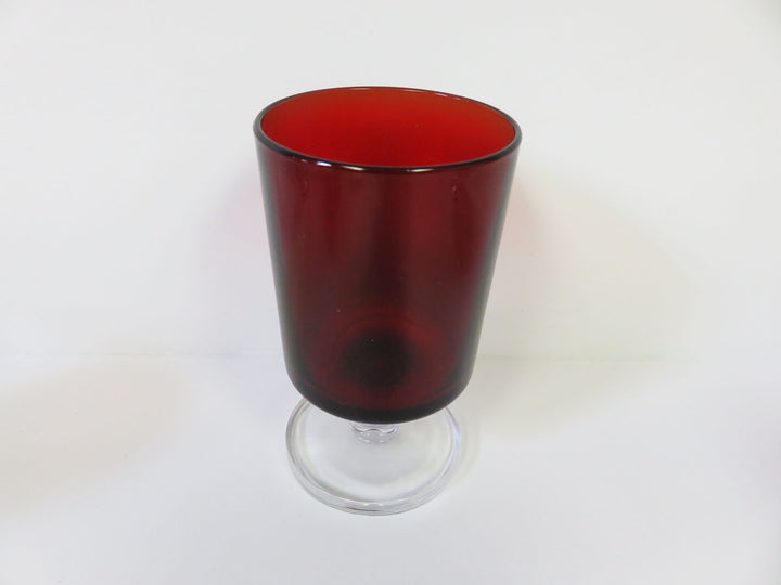 Ruby Stemmed Glasses - Clearance