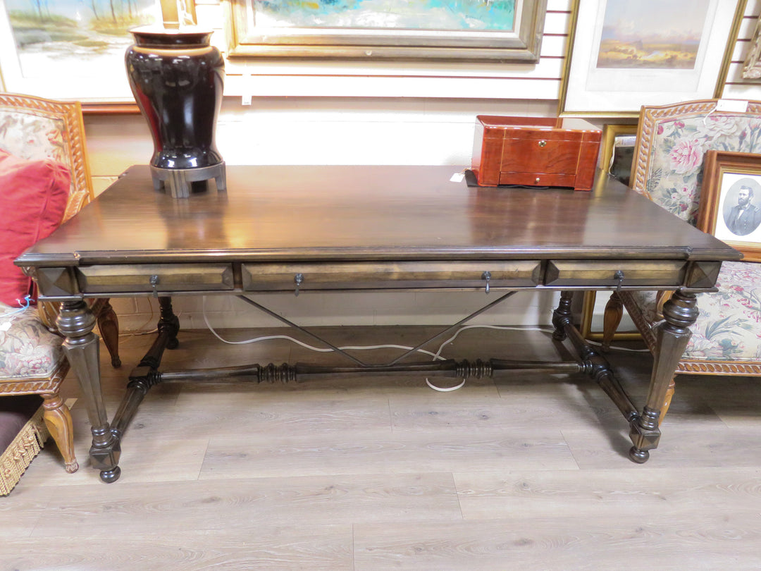 Dark Wood Writing Desk