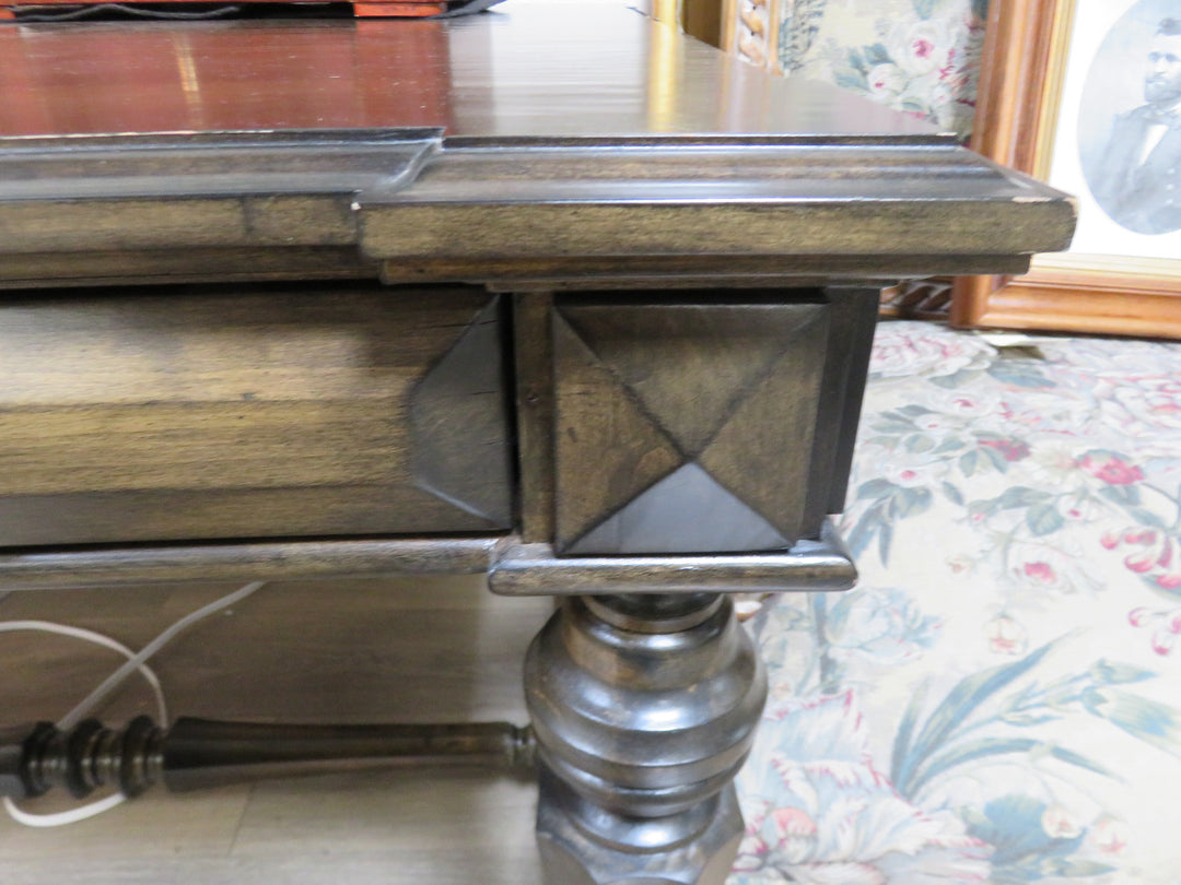Dark Wood Writing Desk