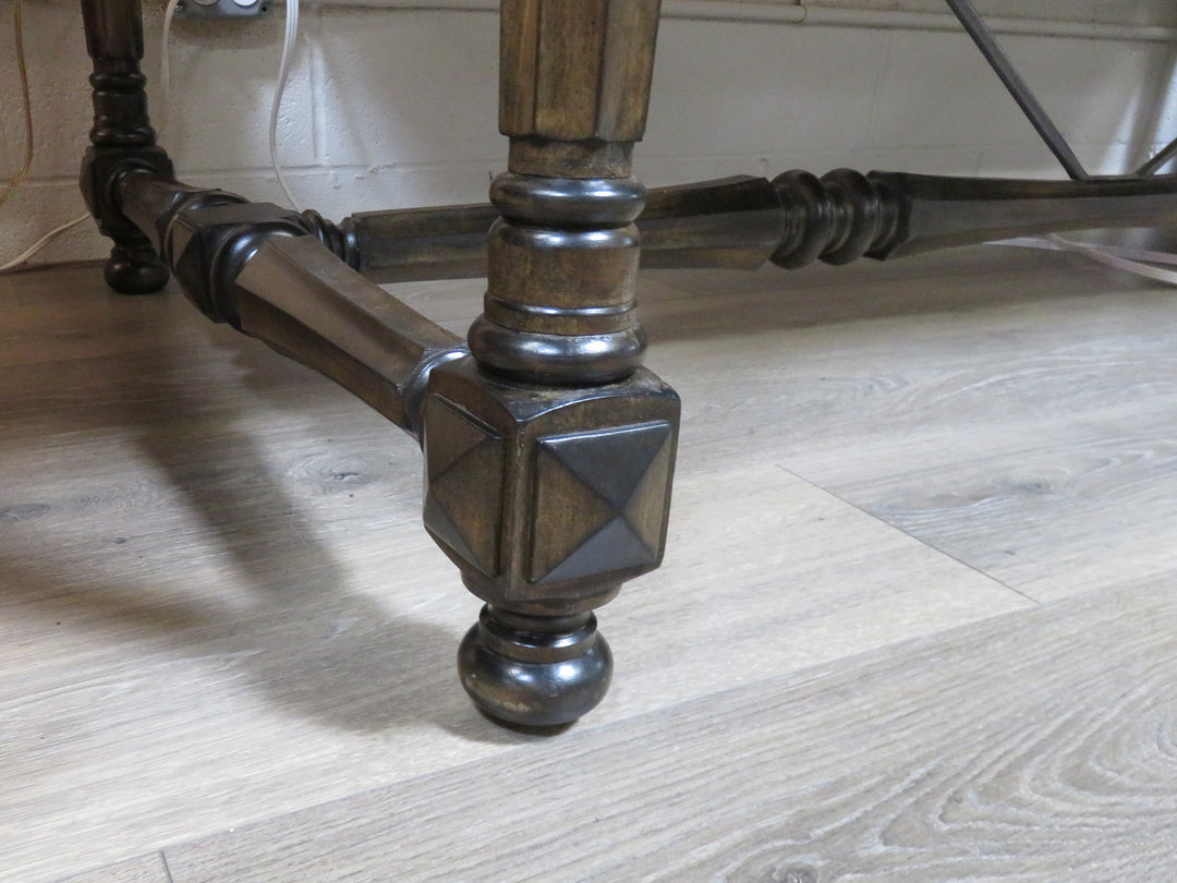 Dark Wood Writing Desk
