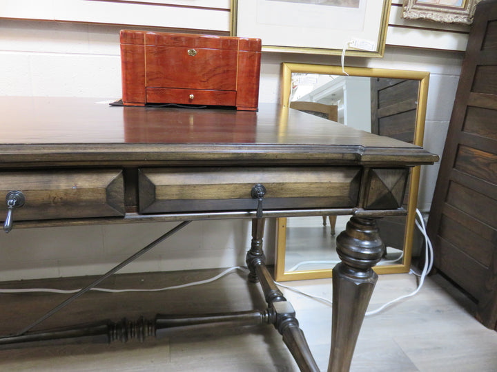 Dark Wood Writing Desk