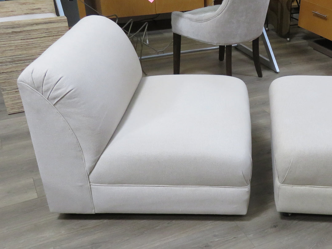 Upholstered Armless Chair