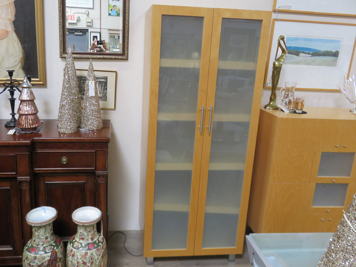 Contemporary Light Wood Cabinet