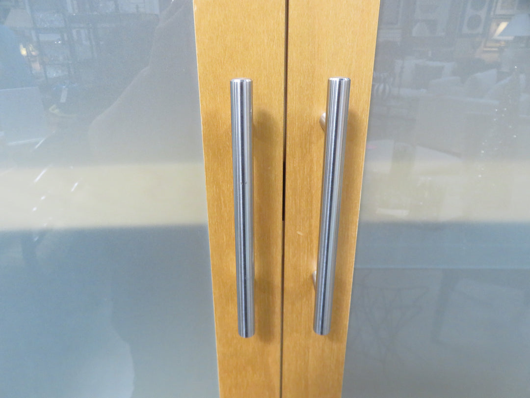 Contemporary Light Wood Cabinet