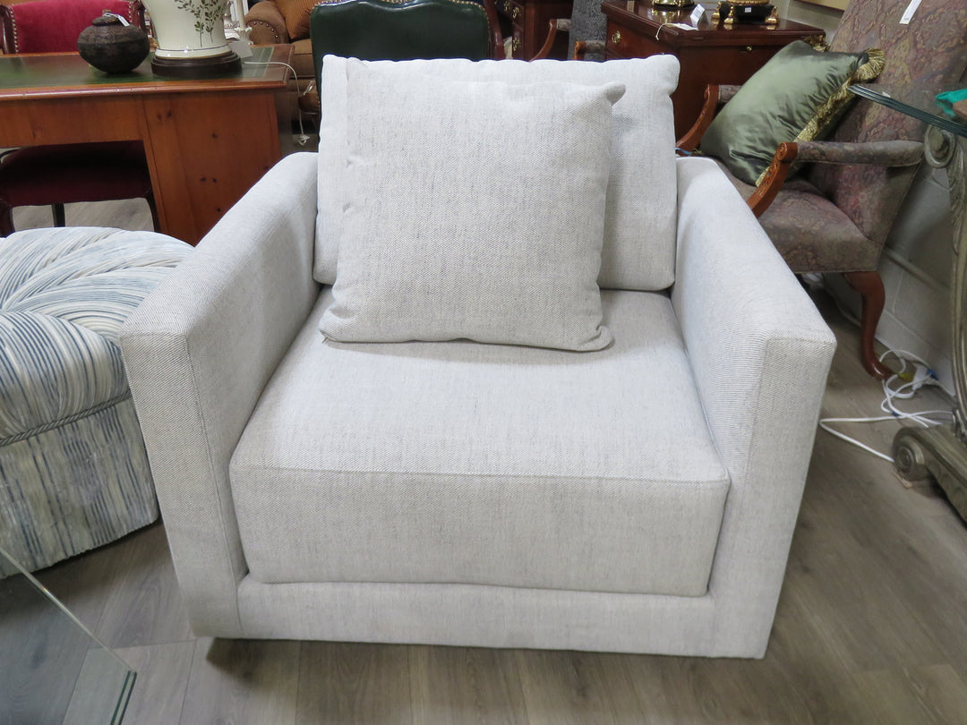 Crate & Barrel Swivel Chair