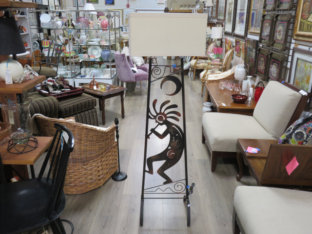 Rustic Kokopelli Floor Lamp