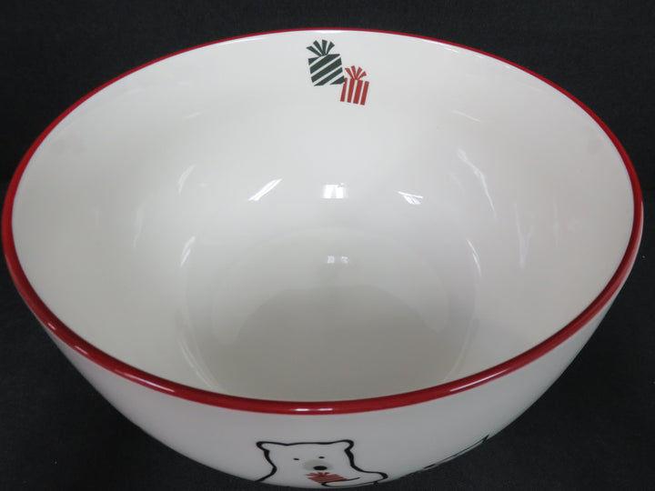 Crate & Barrel Christmas Bowl