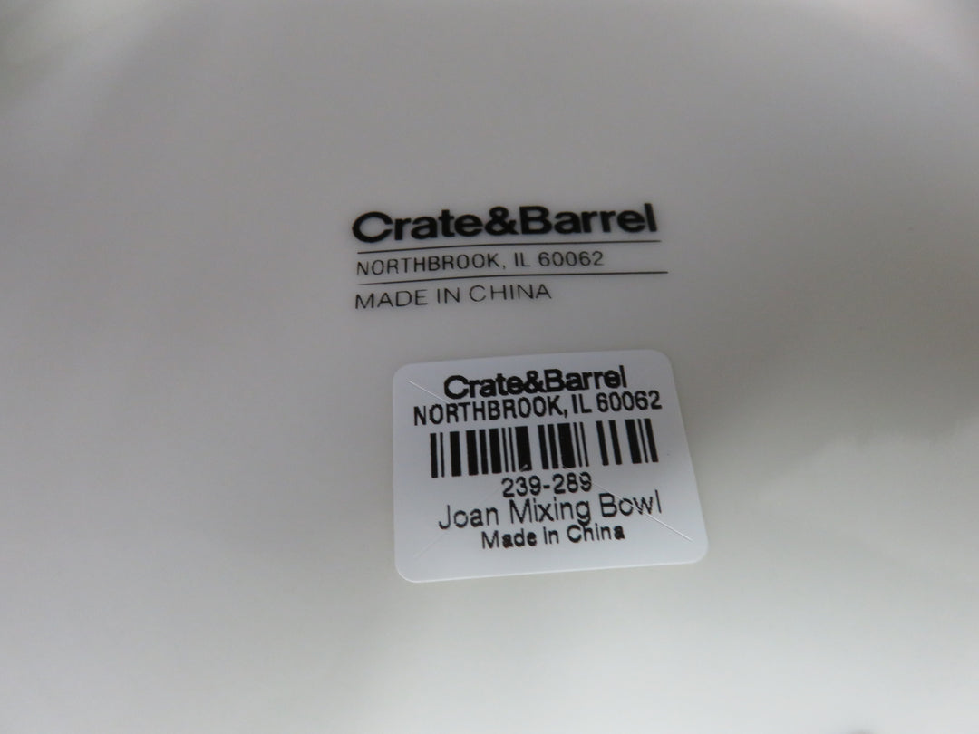 Crate & Barrel Christmas Bowl