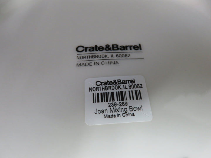 Crate & Barrel Christmas Bowl