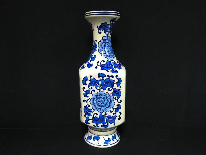 Blue and White Decorative Vessel